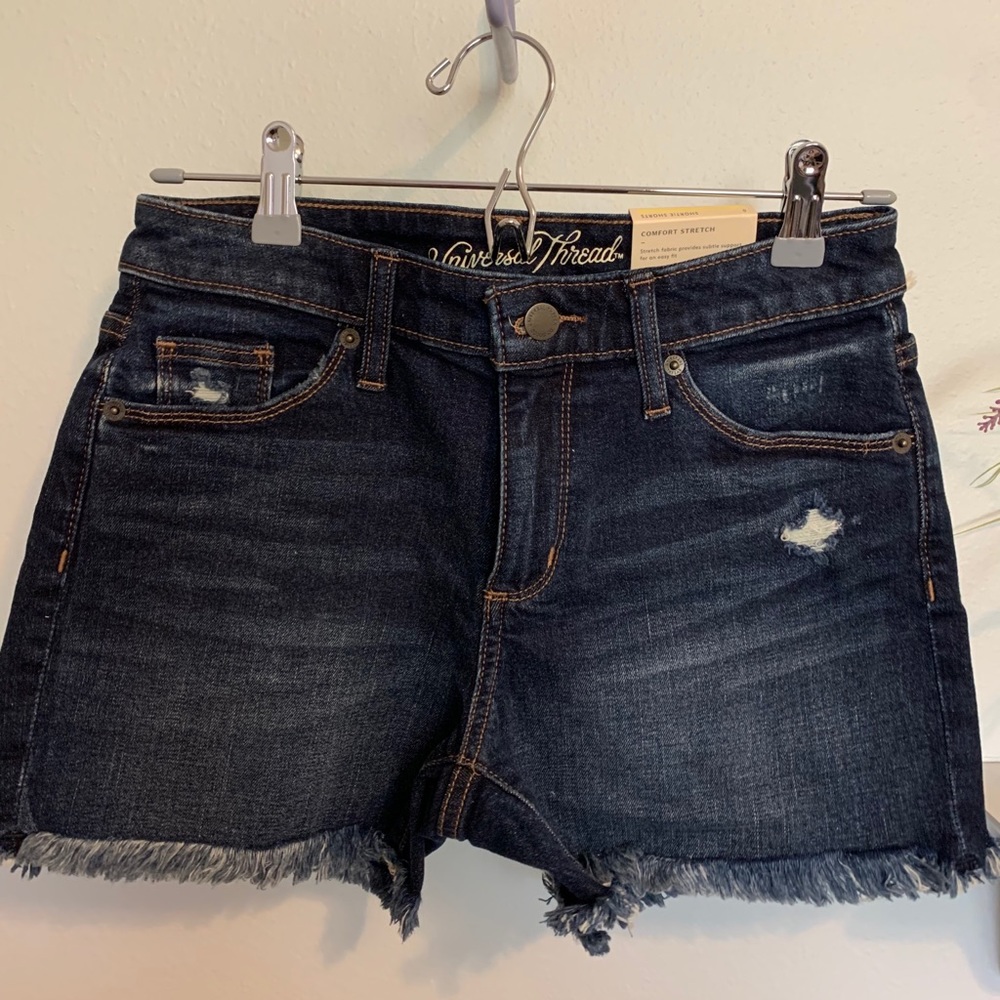 High Rise Shortie Shorts - Picture 2 of 3